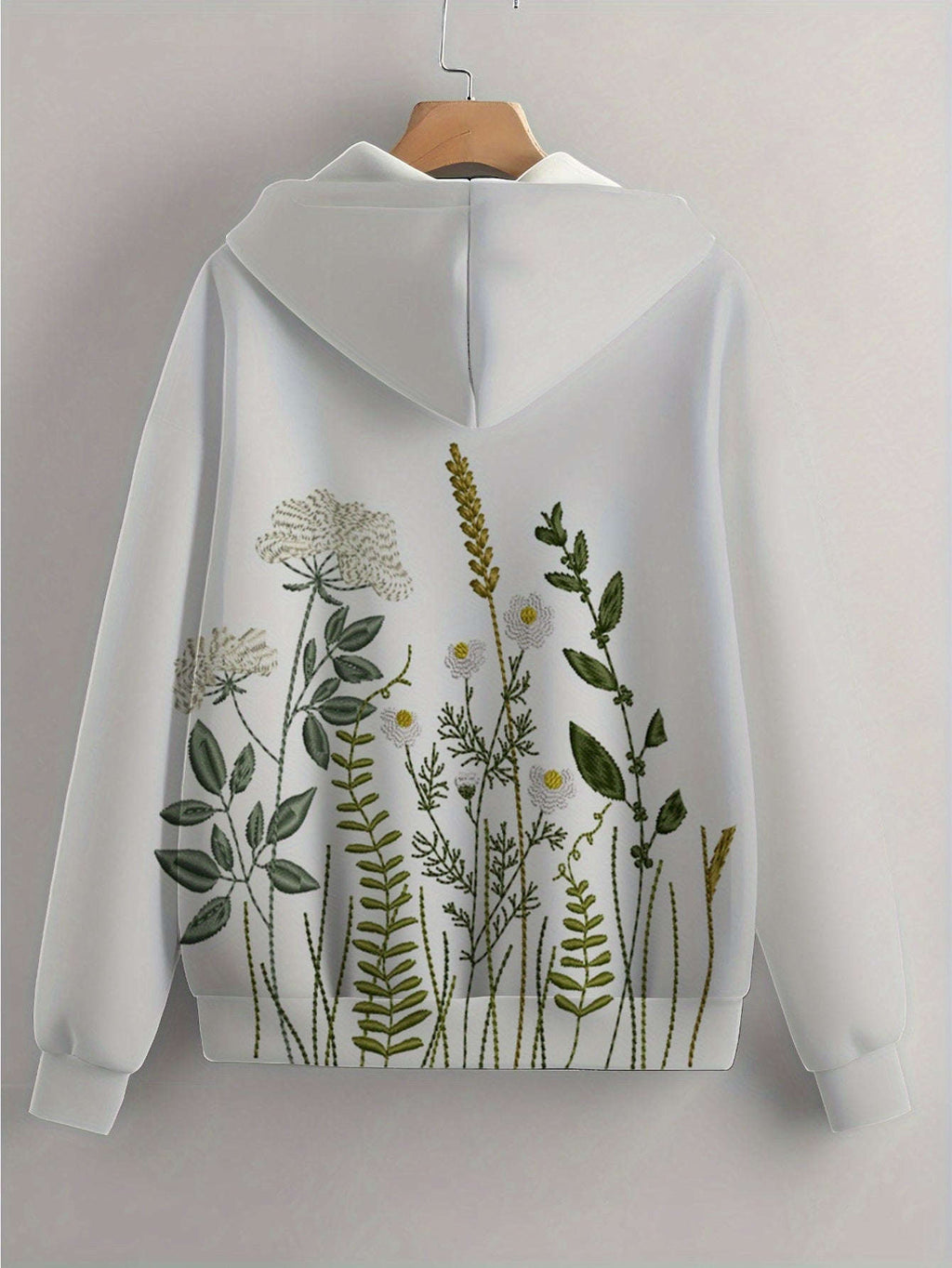 Sweatshirt à Capuche KLAYSE - Imprimé Floral, Manches Longues, Poche   OAXG Mixed Color / XXS