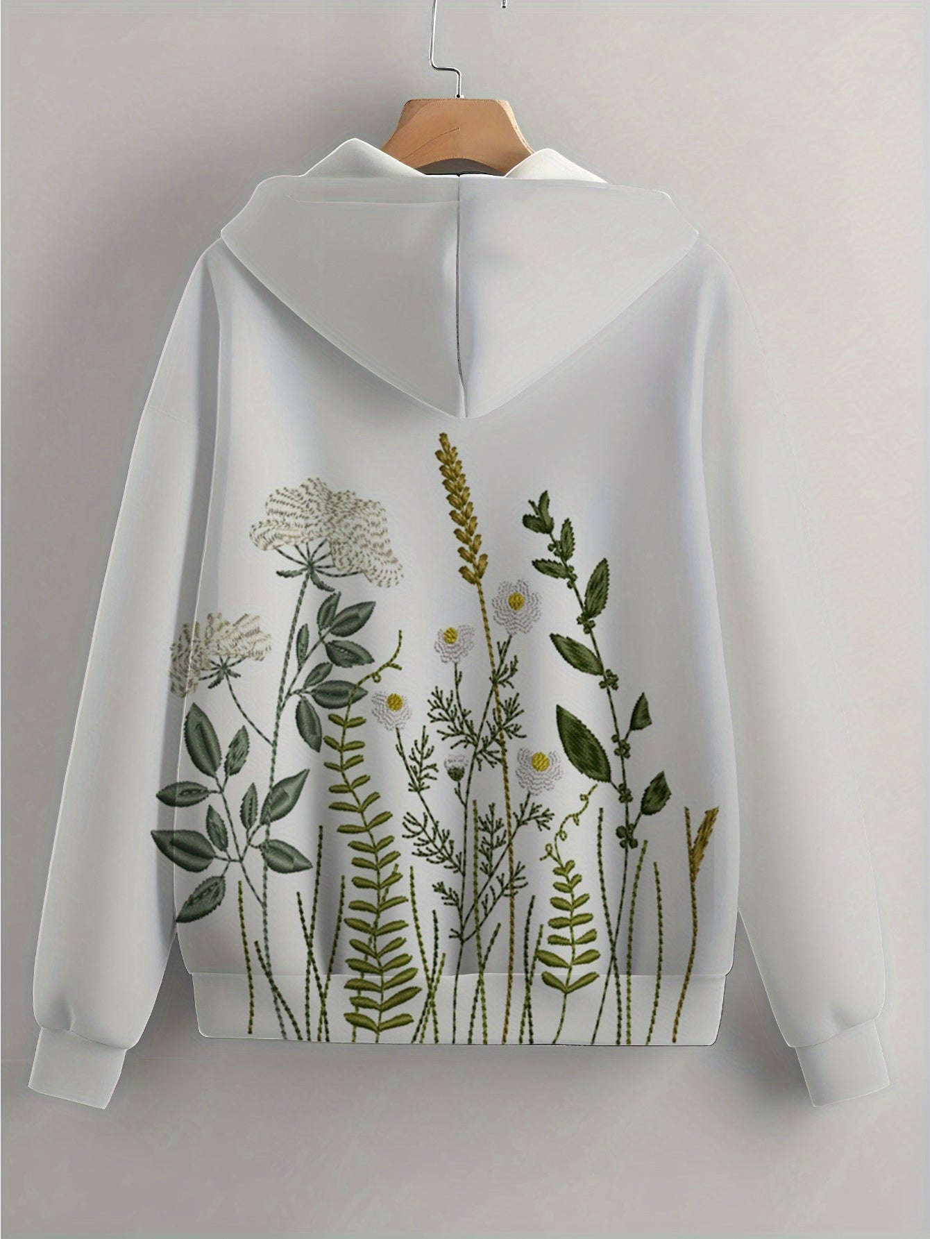 Sweatshirt à Capuche KLAYSE - Imprimé Floral, Manches Longues, Poche   OAXG Mixed Color / XXS