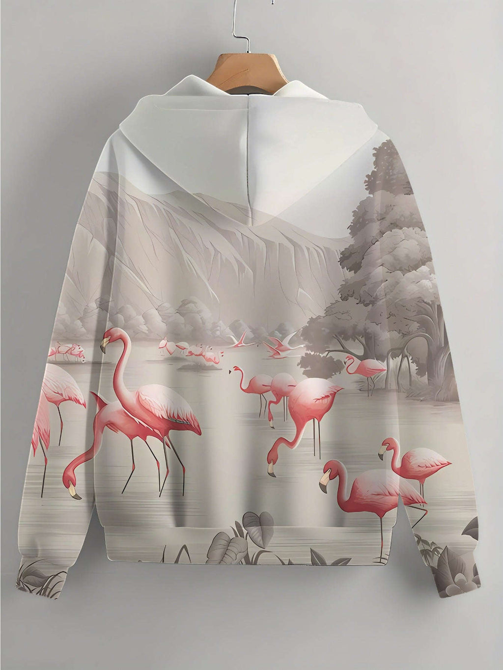 Sweatshirt à Capuche Zippé Femme - Floral 3D pour Automne/Hiver   OAXG Mixed Color / XXS