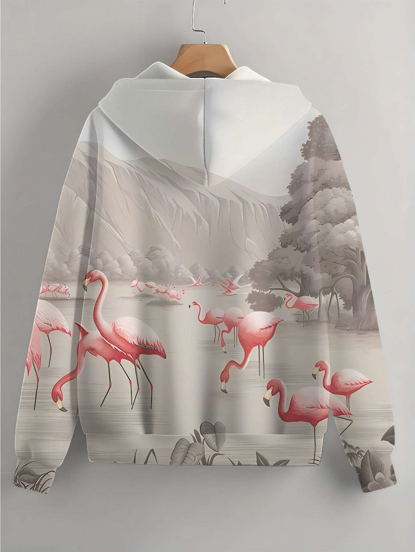 Sweatshirt à Capuche Zippé Femme - Floral 3D pour Automne/Hiver   OAXG Mixed Color / XXS