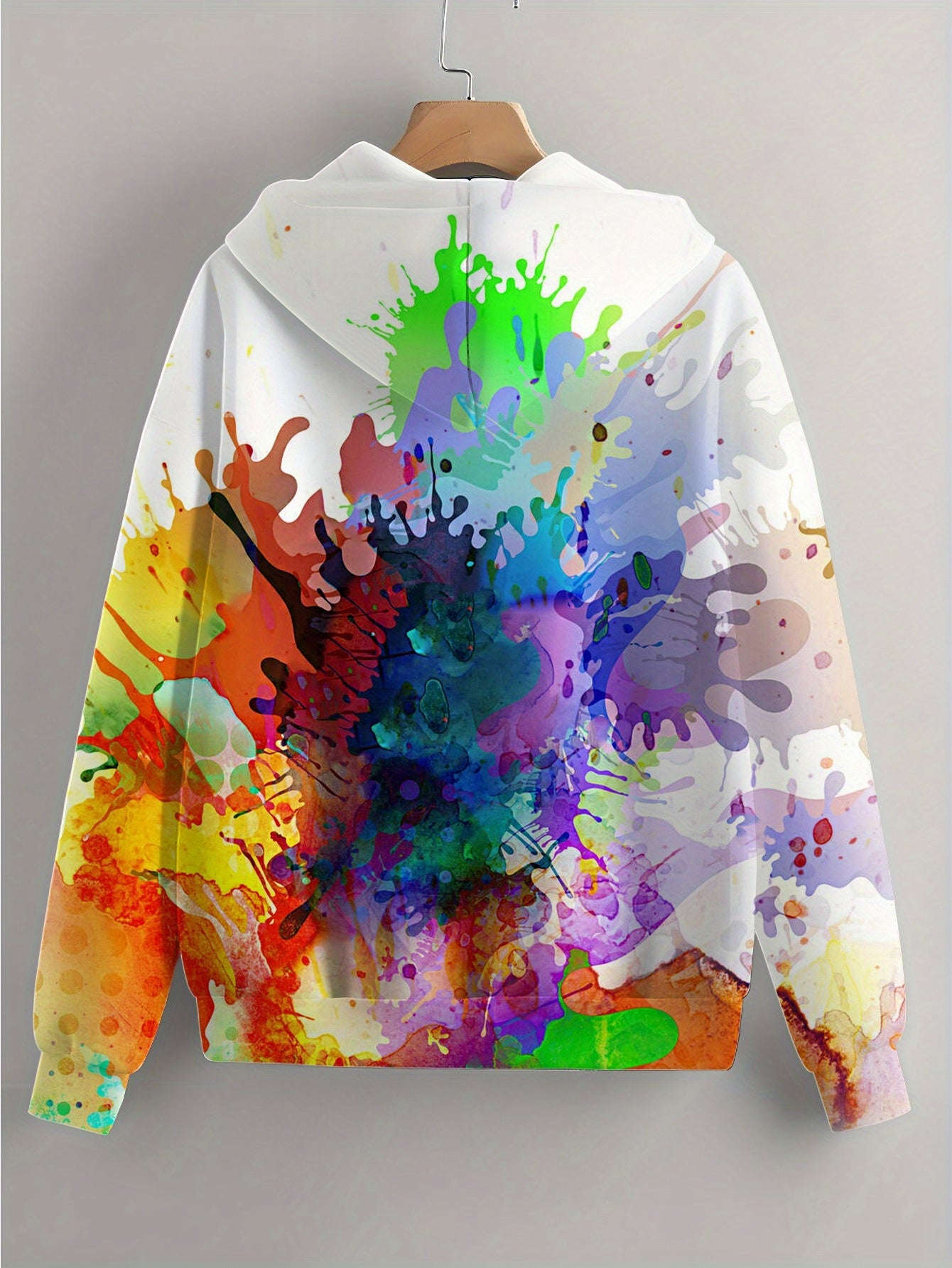 Sweatshirt à Capuche Zippé Floral - Chic et Pratique pour l'Automne   OAXG 