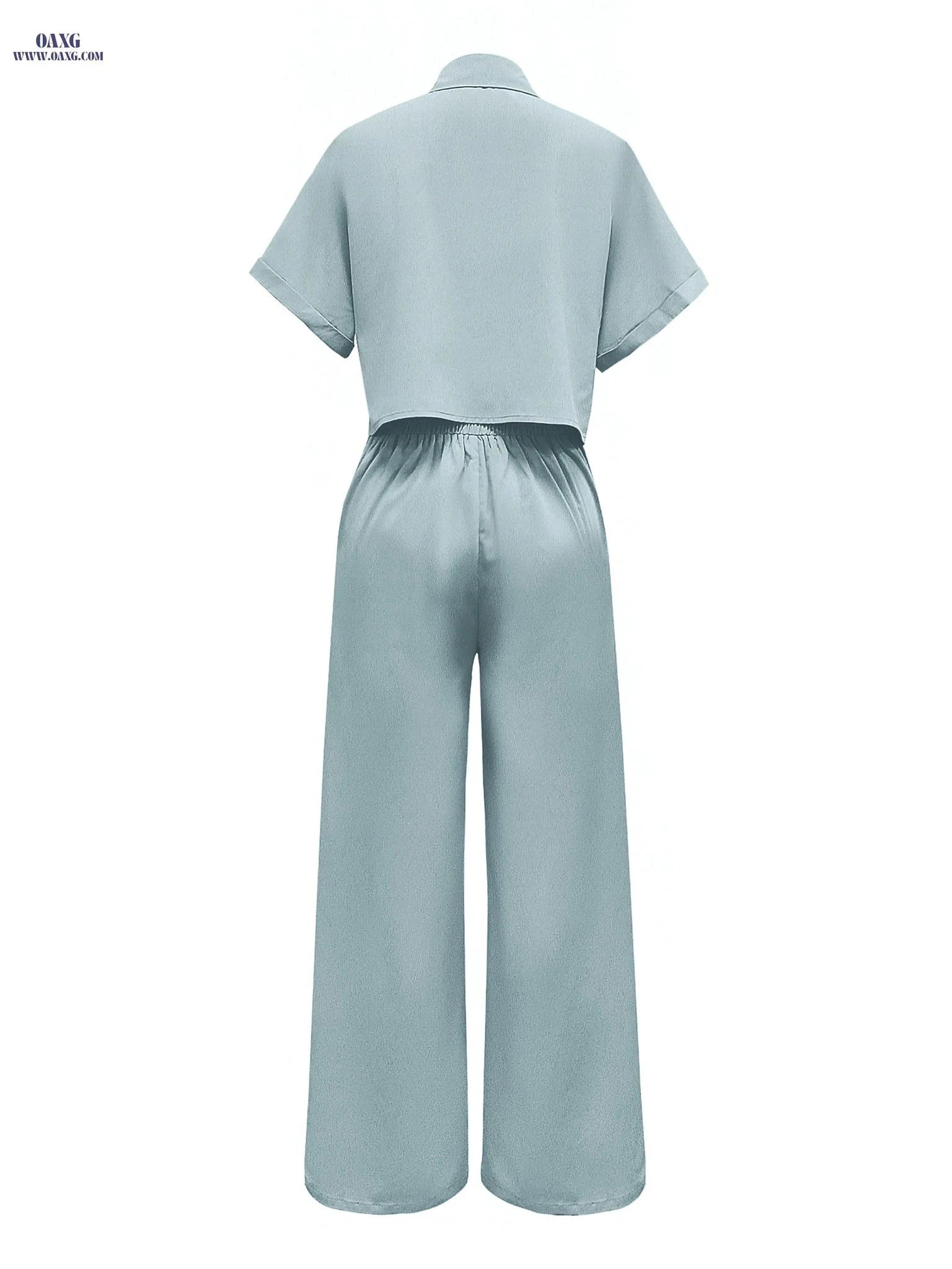 Targeted Development Casual Solid Color Fashion Suit - Spring/Summer Style   OAXG Green / S