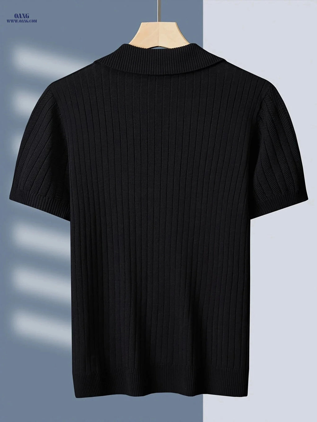 TEHAN Men's Knit Polo Shirt - High-Quality Casual Golf Apparel   OAXG 