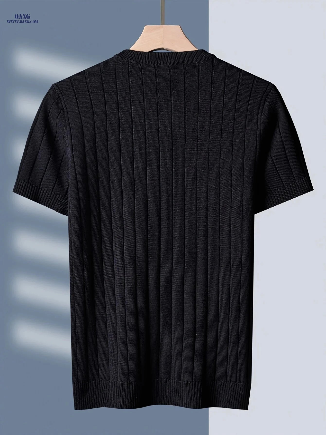 Tehan Men's Short-Sleeve Knitted Sweater - Casual Fall Style   OAXG Green / FR XS