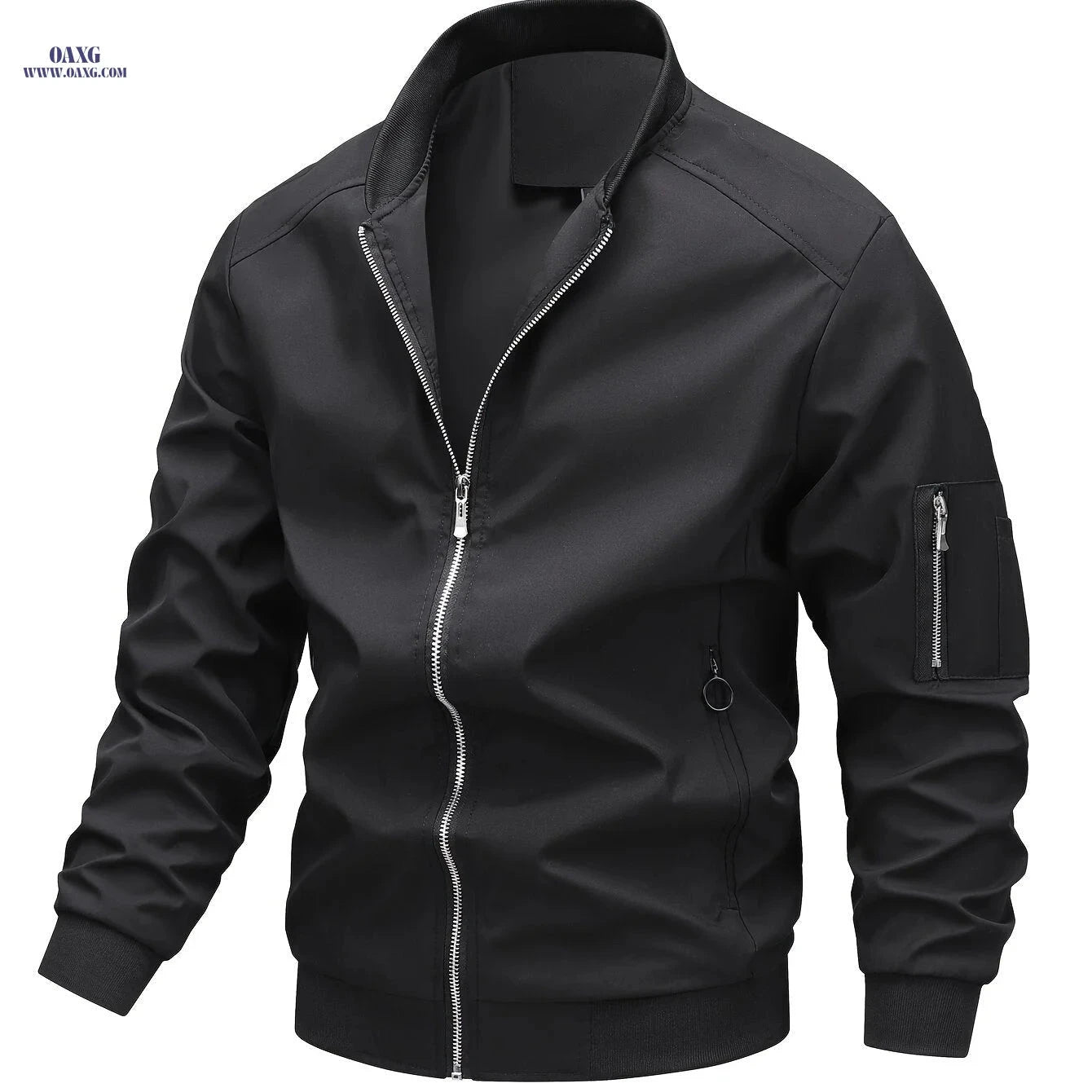 Temujin Men's Casual Baseball Jacket - Spring & Autumn Workwear Coat   OAXG 