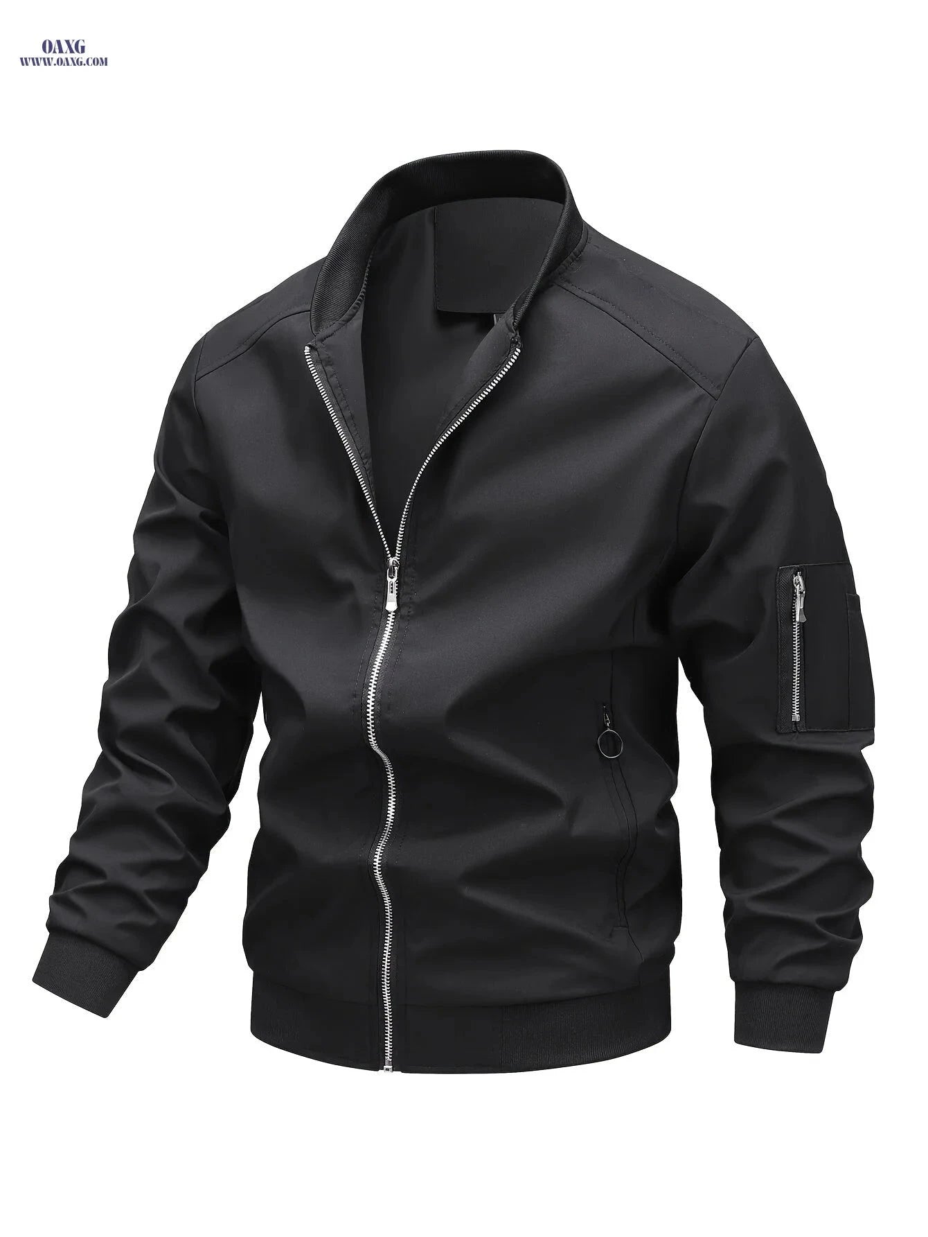 Temujin Men's Casual Baseball Jacket - Spring & Autumn Workwear Coat   OAXG 