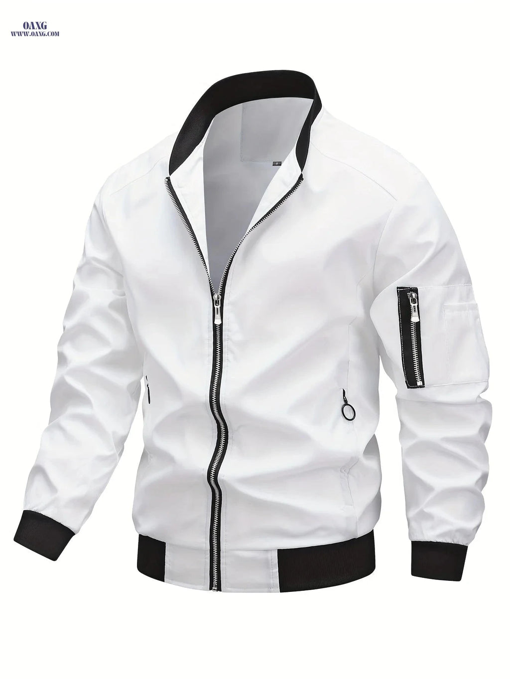 Temujin Men's Casual Baseball Jacket - Spring & Autumn Workwear Coat   OAXG 