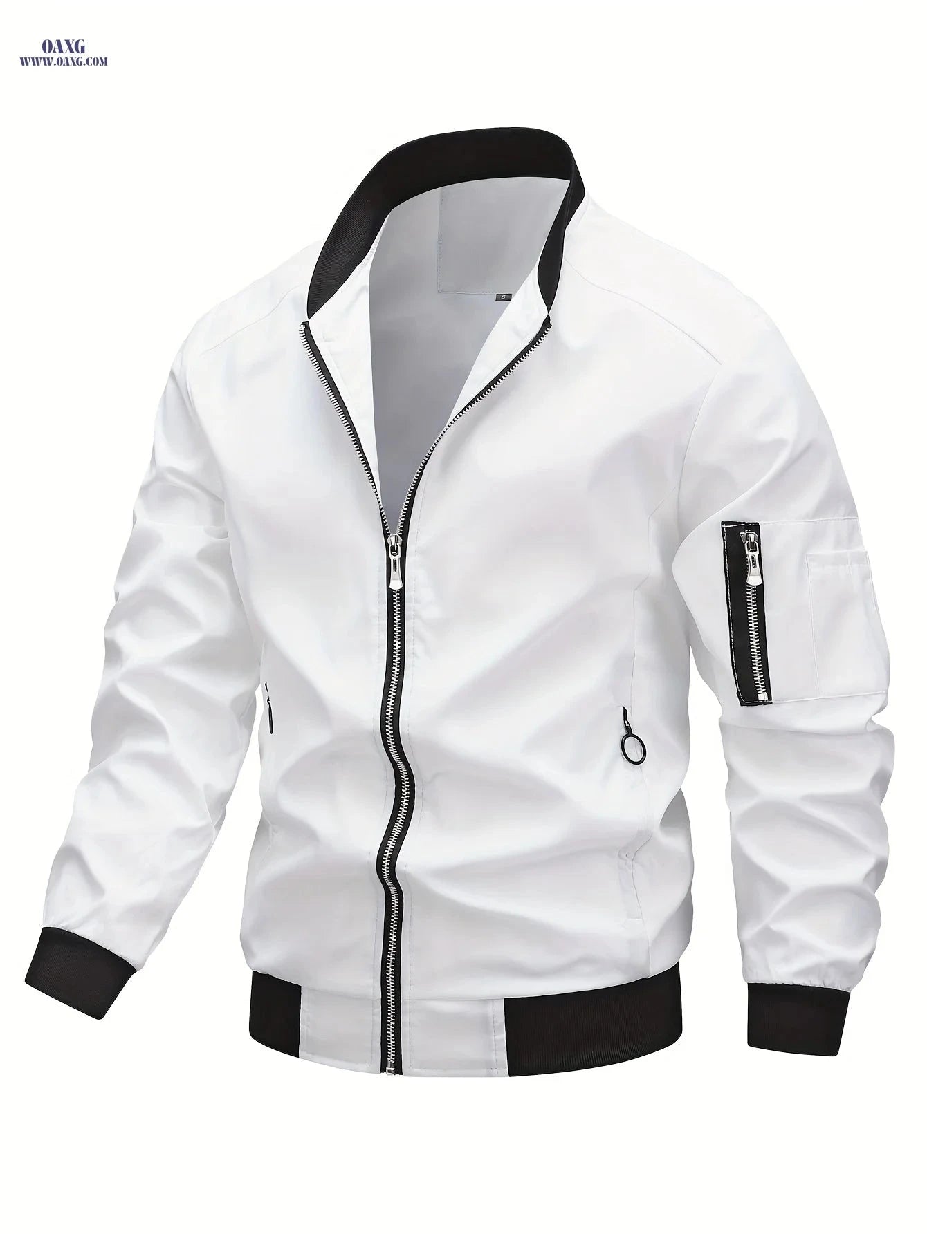 Temujin Men's Casual Baseball Jacket - Spring & Autumn Workwear Coat   OAXG 