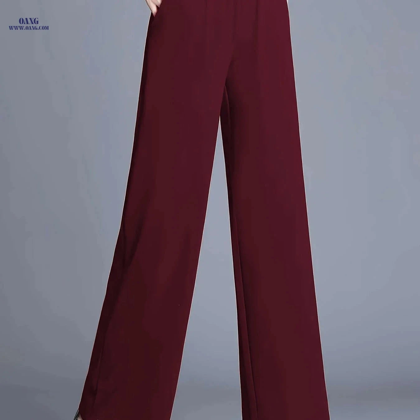 Tom'S High-Waisted Straight-Leg Pants - Elegant Casual Work Trousers   OAXG 