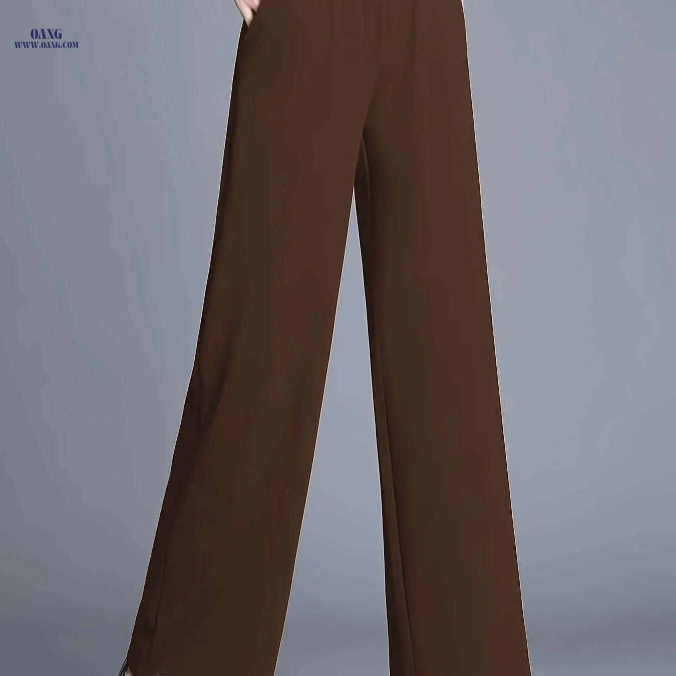 Tom'S High-Waisted Straight-Leg Pants - Elegant Casual Work Trousers   OAXG Dark Blue / XS