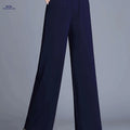 Tom'S High-Waisted Straight-Leg Pants - Elegant Casual Work Trousers   OAXG Dark Blue / XS