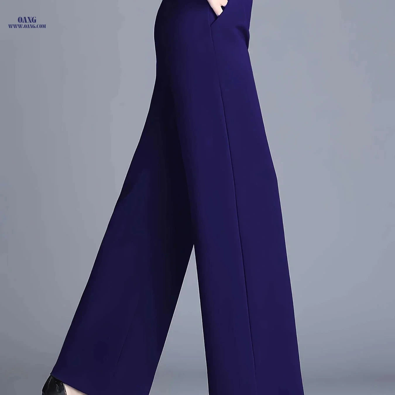 Tom'S High-Waisted Straight-Leg Pants - Elegant Casual Work Trousers   OAXG 