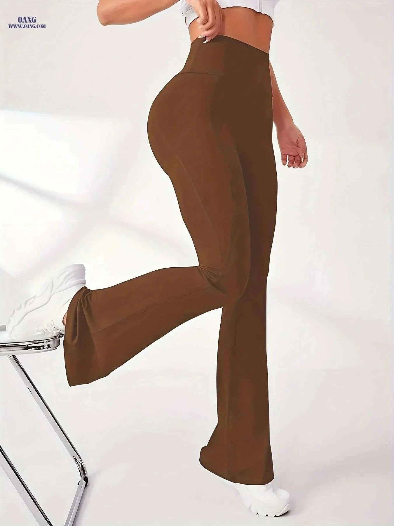 Trendy European Flared Pants for Women - Stylish and Versatile   OAXG Black / XS