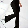 Trendy European Flared Pants for Women - Stylish and Versatile   OAXG Black / XS