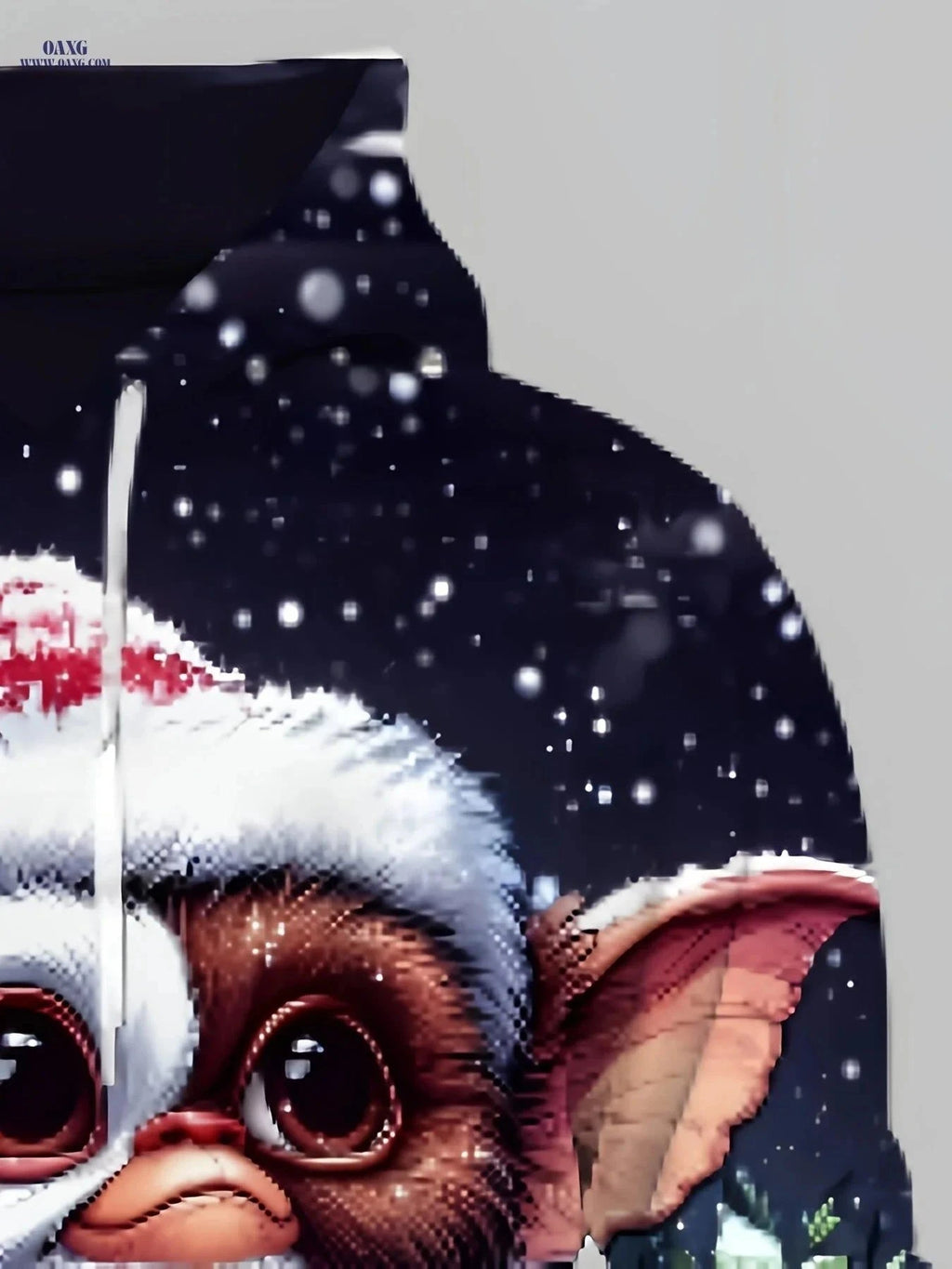 Trendy Hooded Sweatshirt - 3D Christmas Cute Pets Print Design   OAXG Mixed colors / FR S