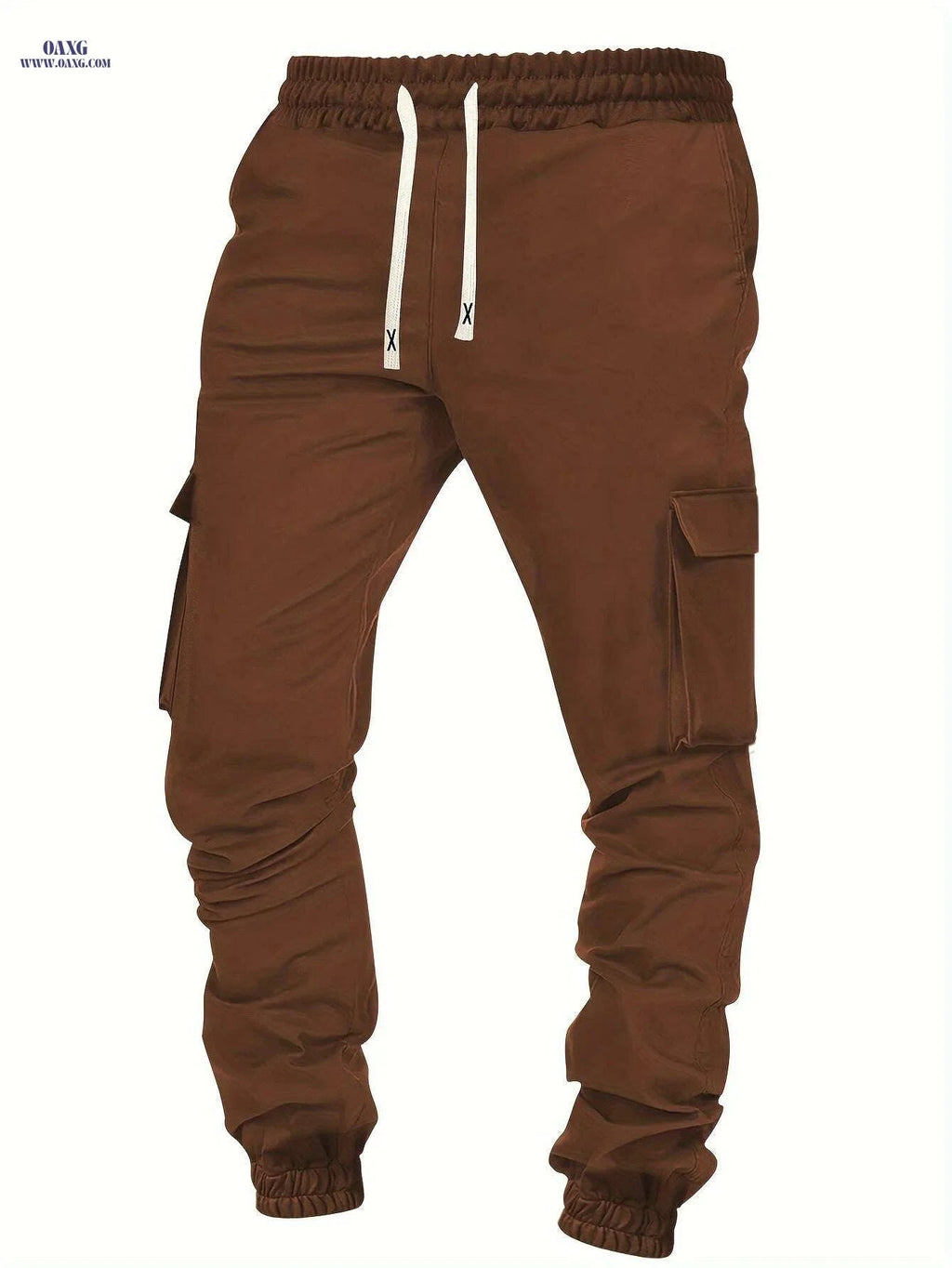 Trendy Men's Cargo Pants - Drawstring, Multi Pocket, Casual Style   OAXG 