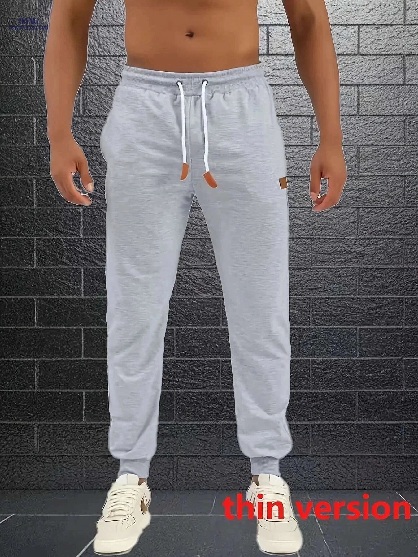 Trendy Men's Casual Cargo Pants - Comfortable Loose Fit for Sports   OAXG Black / FR M