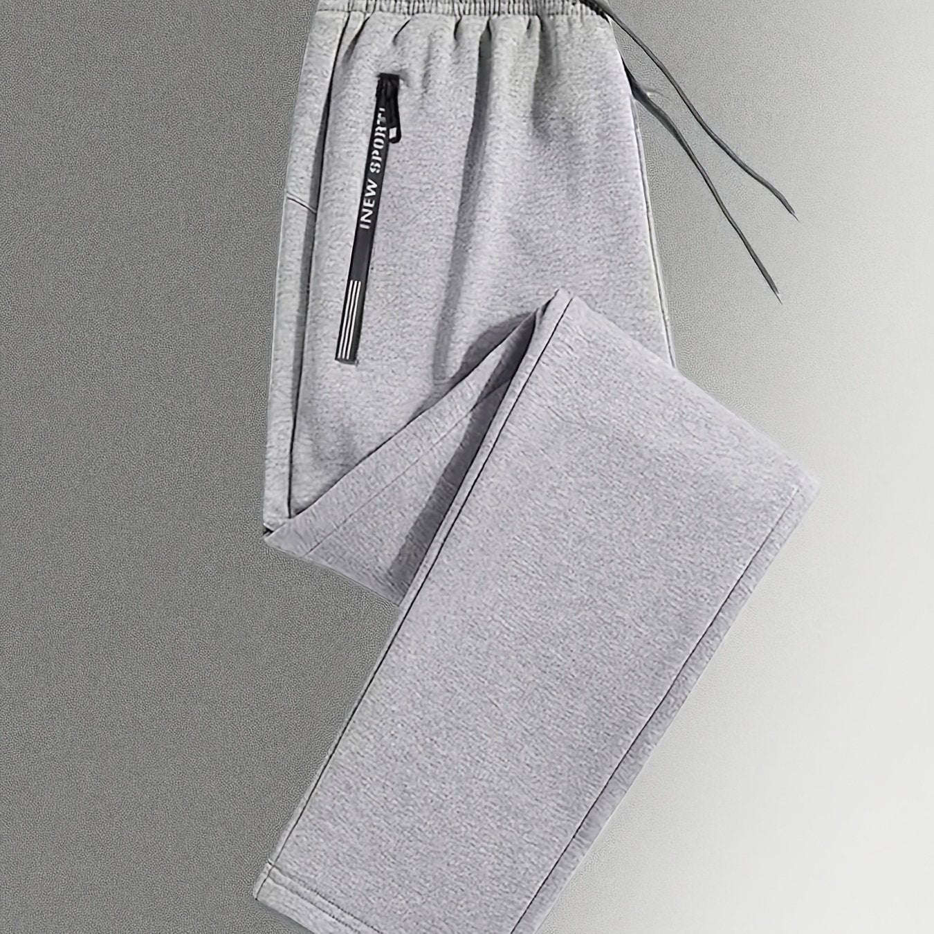 Trendy Men's Casual Jogger Pants - Double-Sided Zipper, 3 Colors   OAXG 