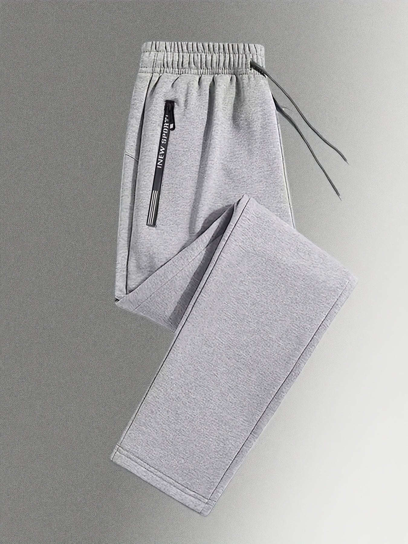 Trendy Men's Casual Jogger Pants - Double-Sided Zipper, 3 Colors   OAXG 