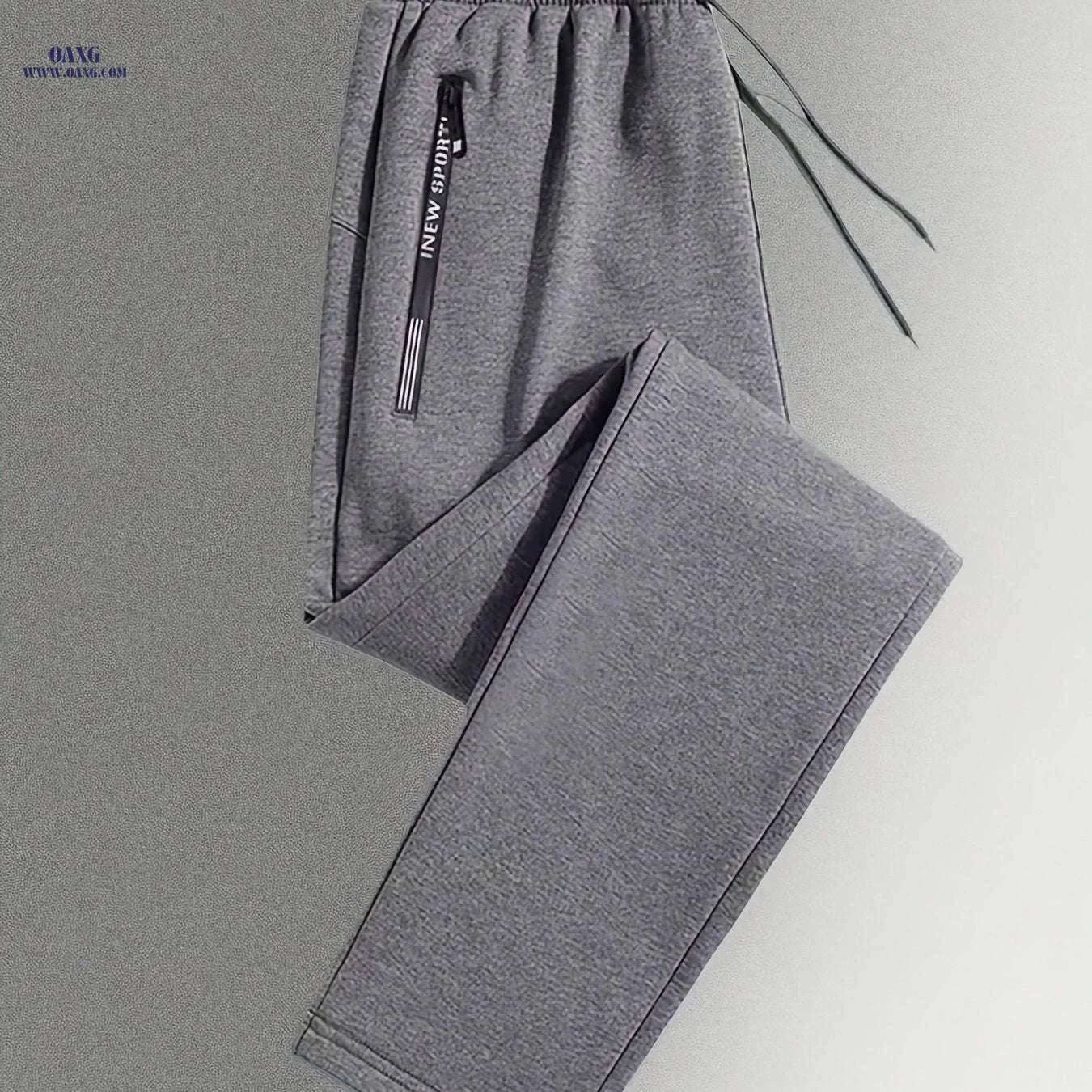 Trendy Men's Casual Jogger Pants - Double-Sided Zipper, 3 Colors   OAXG 