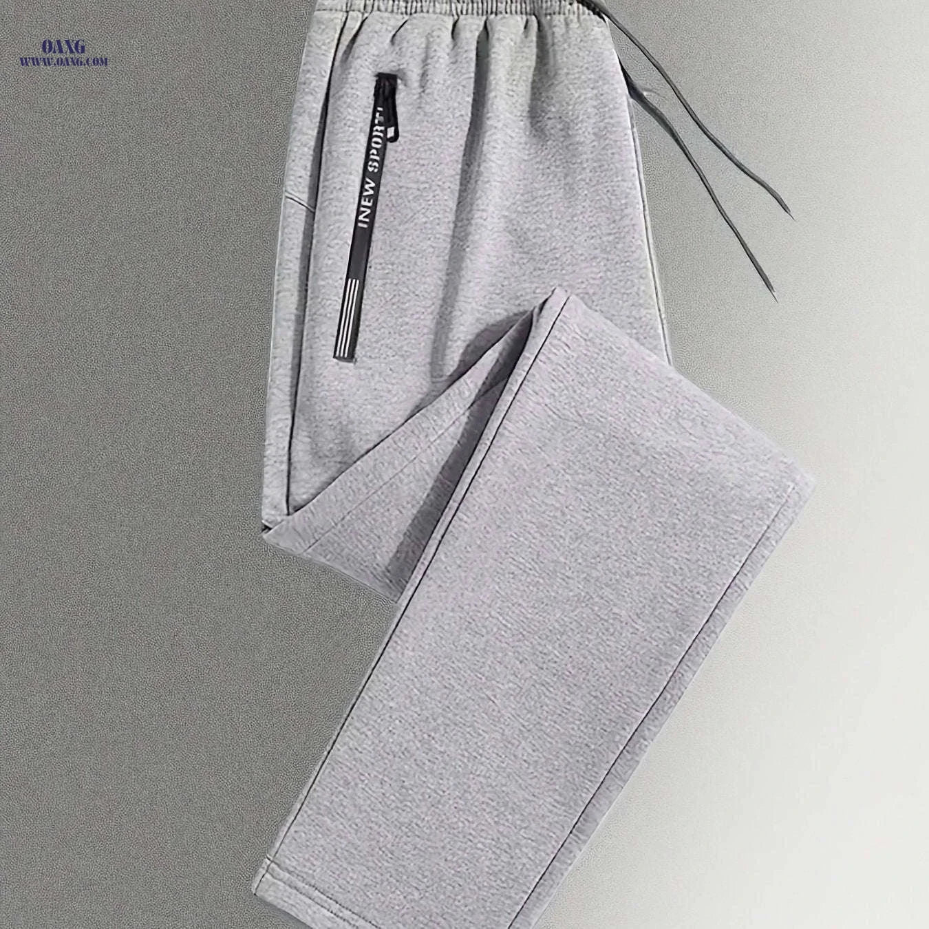 Trendy Men's Casual Jogger Pants - Double-Sided Zipper, 3 Colors   OAXG Black / FR S