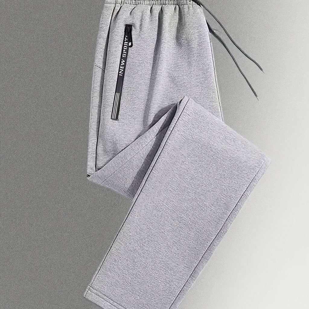Trendy Men's Casual Jogger Pants - Double-Sided Zipper, 3 Colors   OAXG 