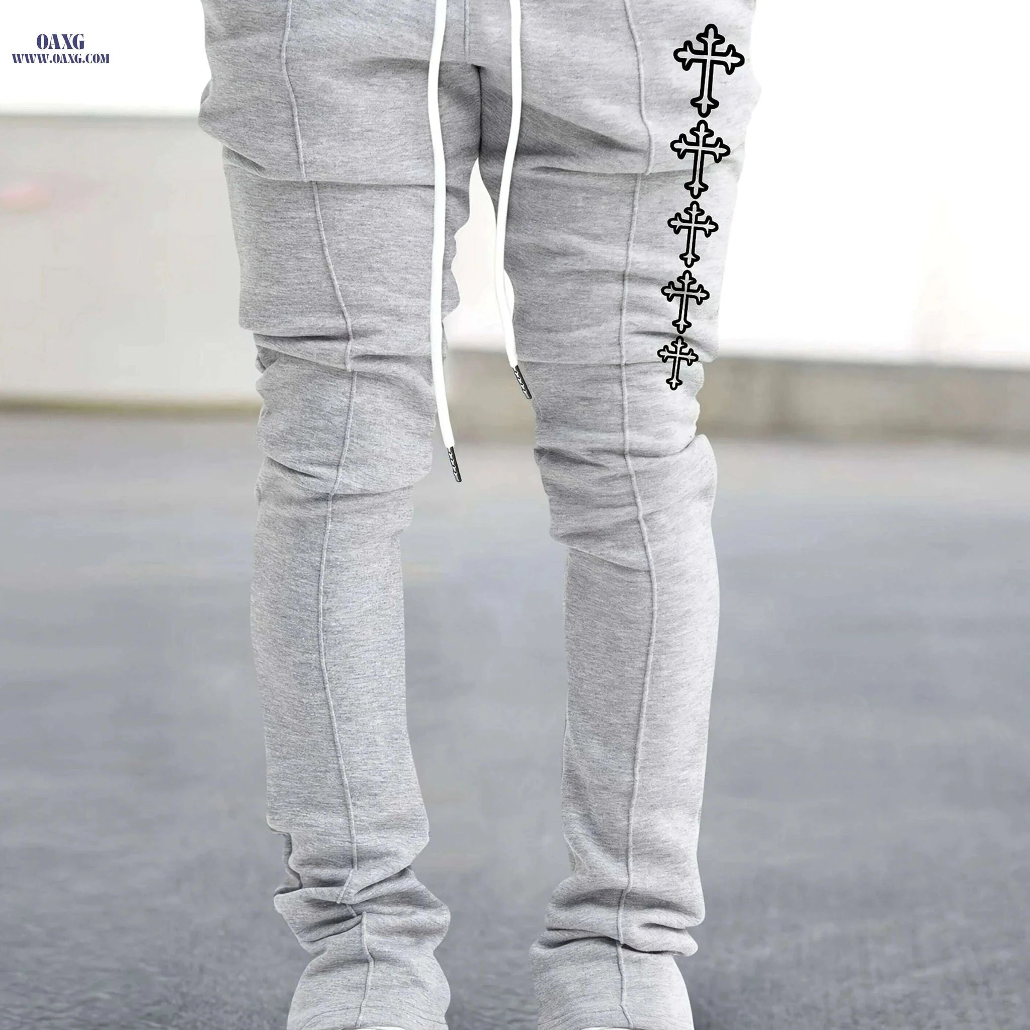 Trendy Men's Lightweight Casual Pants - Breathable Spring/Fall Style   OAXG Black / S