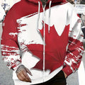 Trendy Men's Long-Sleeve Zip-Up Hoodie for Outdoor Sports Activities   OAXG Multicolor / FR M