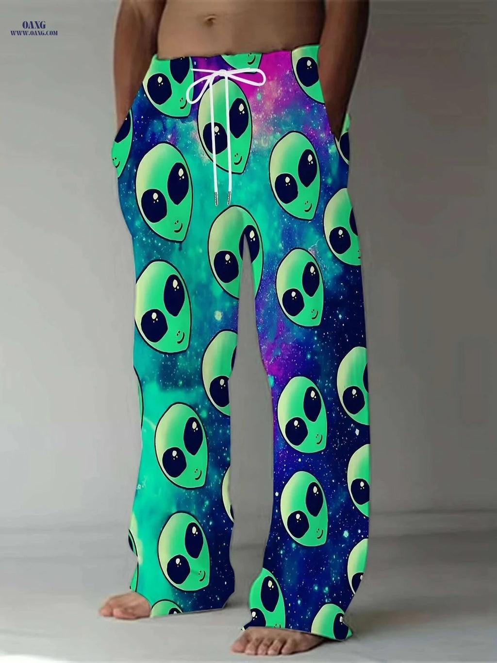 Trendy Men's Loose Straight-Leg Pants - Casual Vintage Style   OAXG 