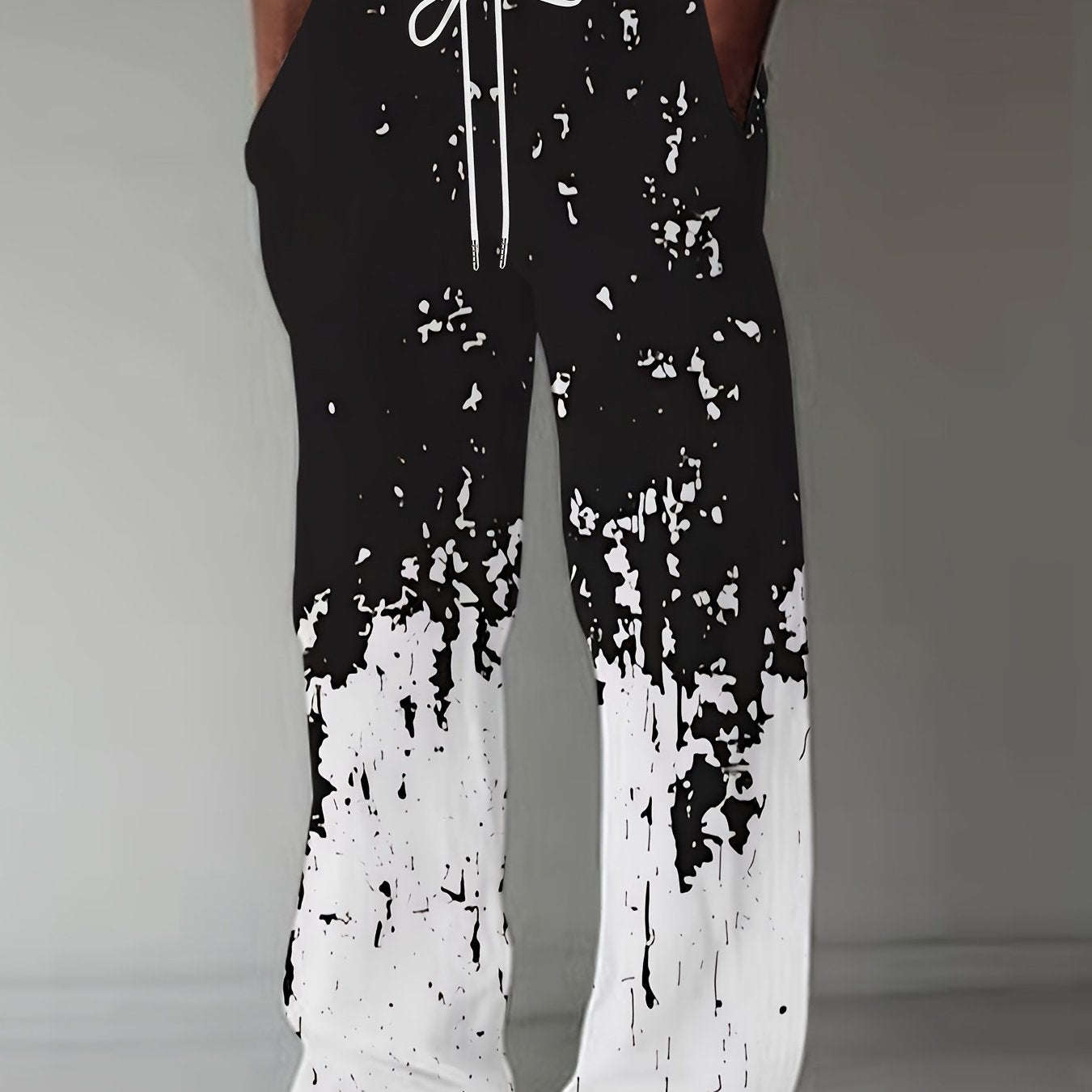 Trendy Men's Loose Straight Pants - Casual All-Season Comfort   OAXG 