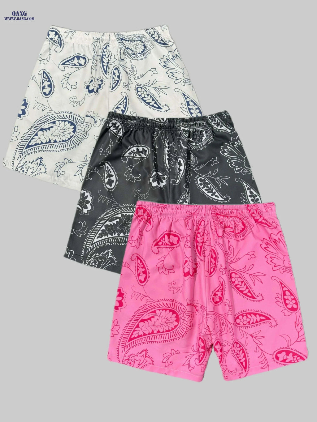 Trendy Men's Skeleton Hands Print Shorts - Casual Drawstring Beachwear   OAXG 