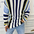 Trendy Men's Slim-Fit Knit Sweater Jacket - Autumn/Winter Style   OAXG Mixed colors / FR S