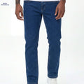 Trendy Men's Slim-Fit Stretch Denim Jeans - Casual All-Season Style   OAXG Blue / FR 38