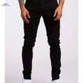 Trendy Men's Slim-Fit Stretch Denim Jeans - Comfortable & Breathable   OAXG Black / S