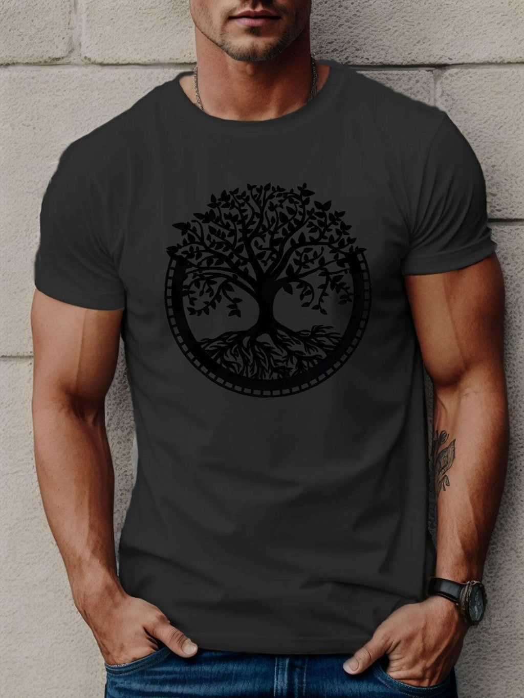 trendy-men-s-tree-print-t-shirt-lightweight-breathable-casual-tee-oaxg-B8o