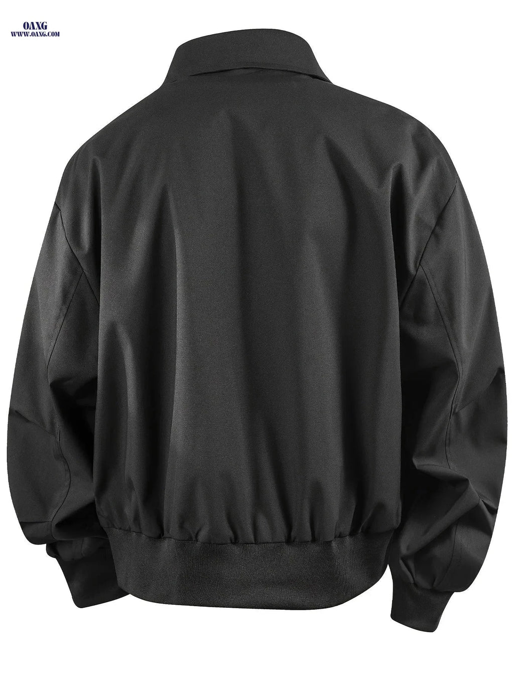 Trendy Multi-Pocket Work Jacket for Youth Men - Solid Color Style   OAXG 