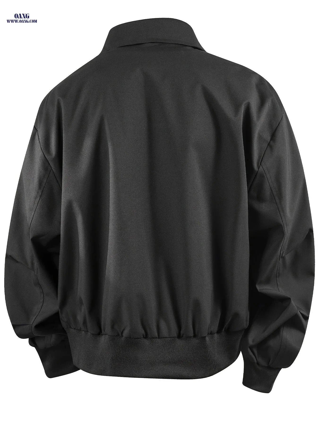 Trendy Multi-Pocket Work Jacket for Youth Men - Solid Color Style   OAXG 