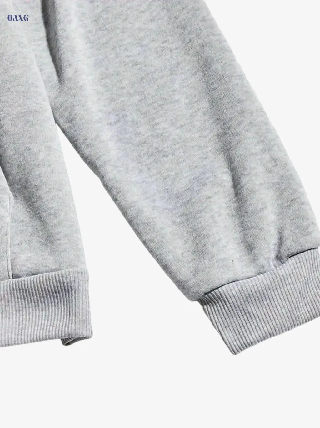 Trendy Women's Casual Sport Zip-Up Hoodie - Letter & Paw Print Design   OAXG Grey / S