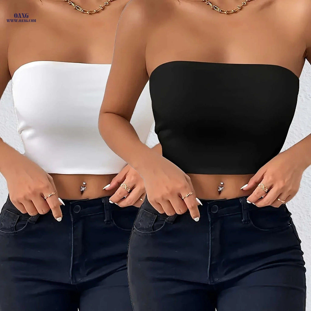 Trendy Women's Two-Piece Urban Set - Sexy Off-Shoulder Design   OAXG 
