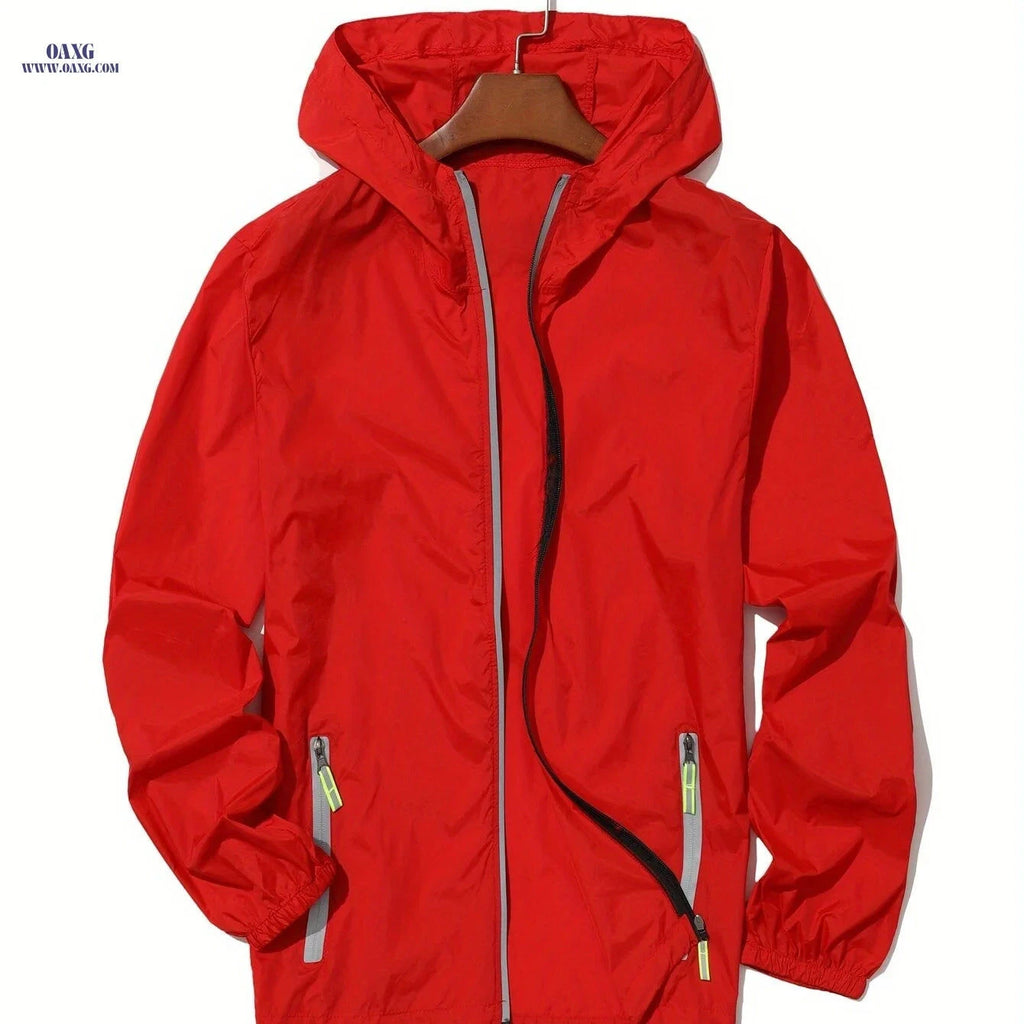 Ultra-thin Quick Dry Hooded Jacket for Men & Women - Outdoor Sports   OAXG 