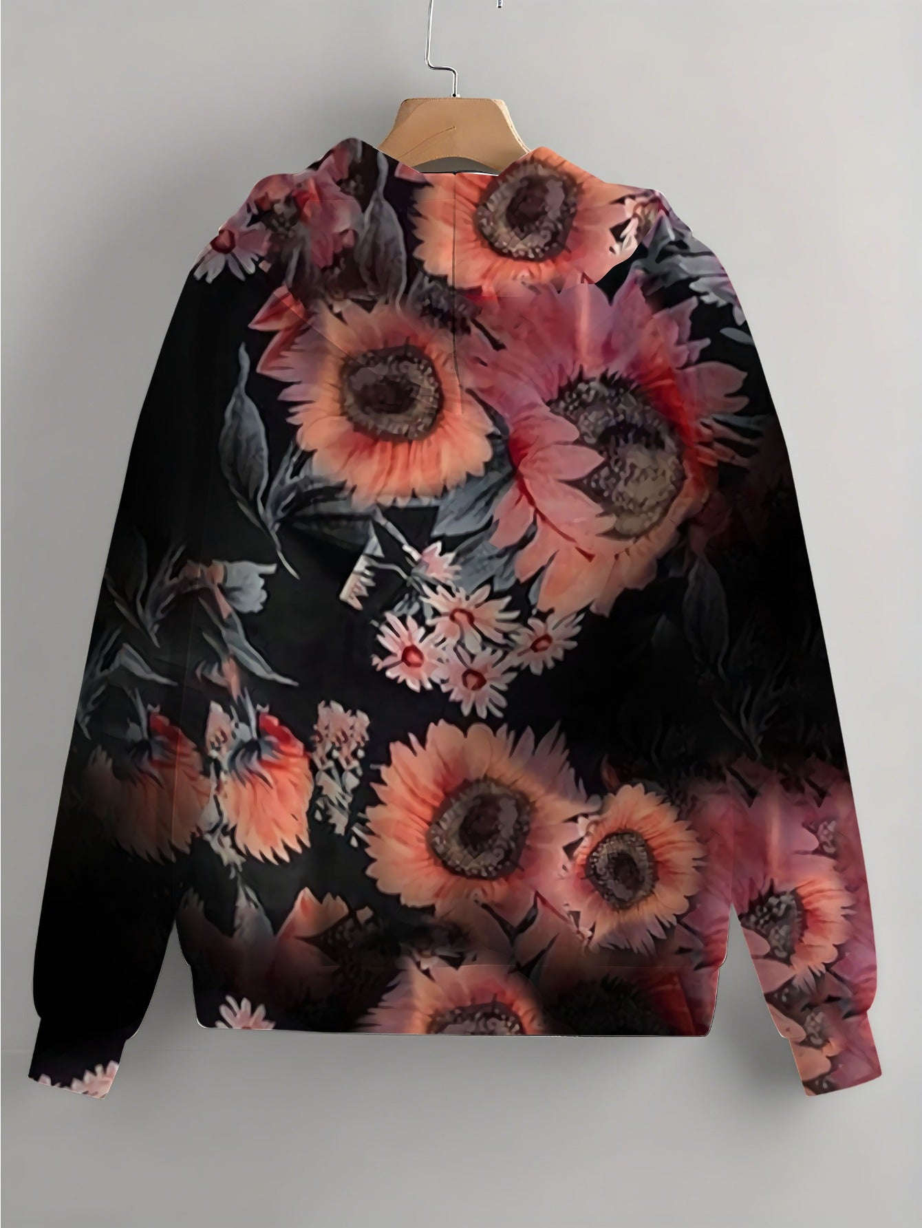 Veste à Capuche Femme Floral KLAYSE - Sweatshirt 3D Imprimé Automne   OAXG Mixed Color / XXS