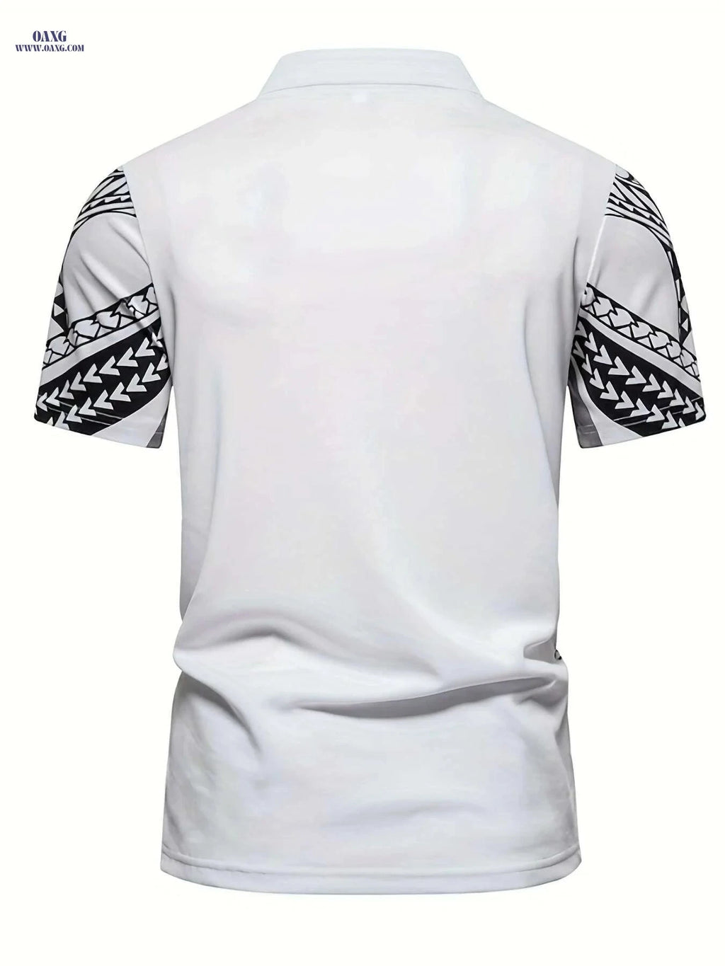 Vibrant Abstract Graphic Shirts for Men - Short Sleeve Casual Tops   OAXG Ivory White / M