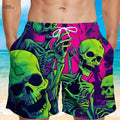 Vibrant Quick-Dry Men's Swim Trunks - Casual Beach Shorts with Pockets   OAXG Emerald Green / M