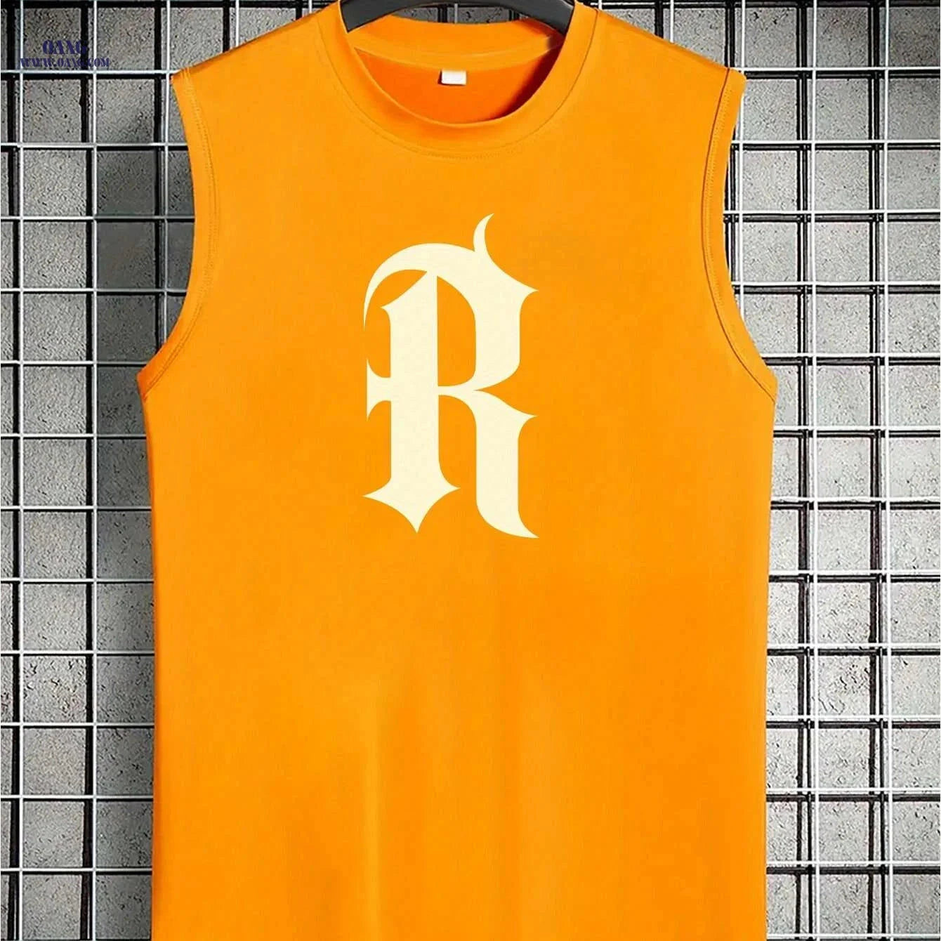 Vibrant Yellow Sleeveless Tank Top - Casual Summer Style for Teens   OAXG 
