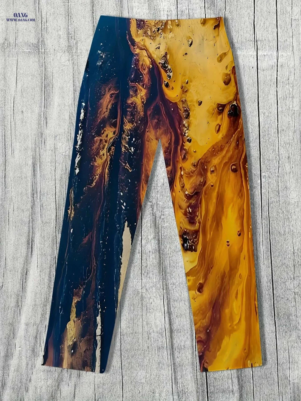 Vintage Loose Straight-Leg Men's Casual Pants - Spring & Summer Style   OAXG Mixed Color / M