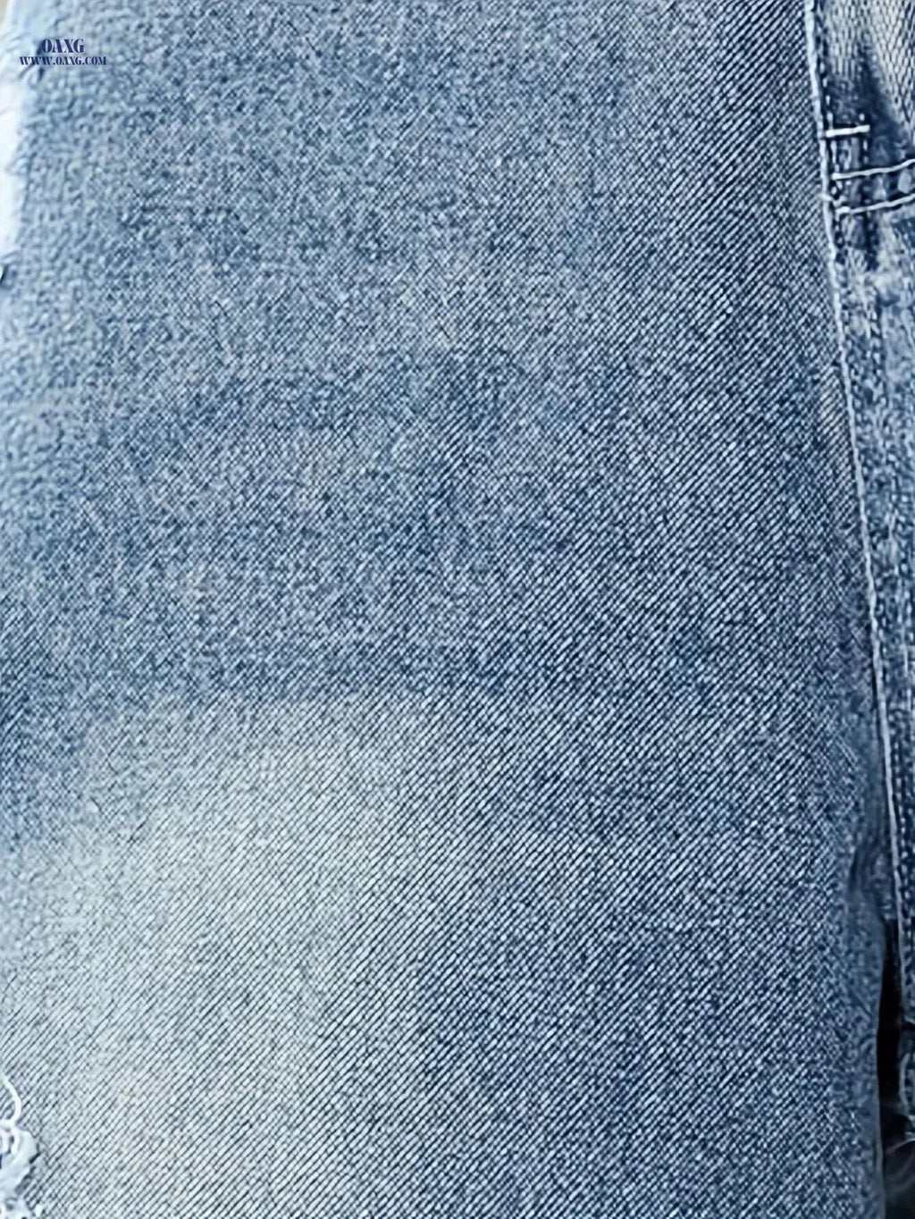 Vintage Ripped Jeans for Men - Loose Fit, Distressed Style Pants   OAXG 