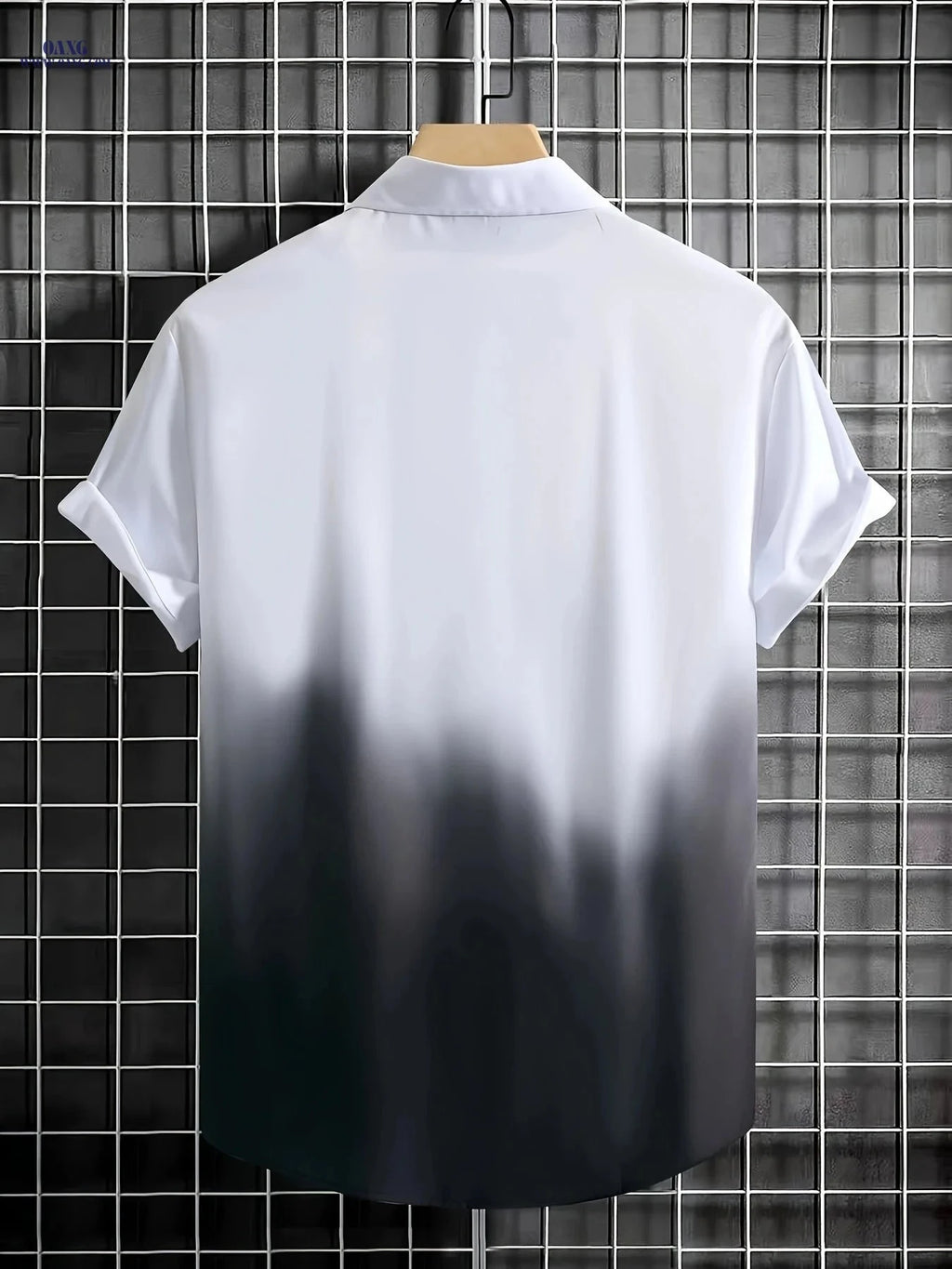 WISH A HORSE Men's Gradient Casual Shirt - Summer Autumn Stylish Print   OAXG 