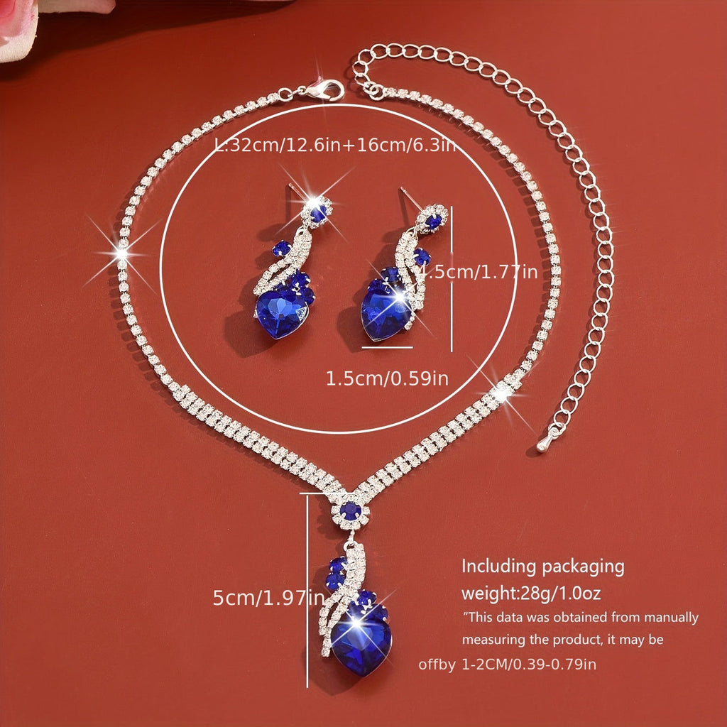 WLOERINS Collier Pendentif Coeur - Élégance pour Mariages et Saint-Valentin   OAXG 