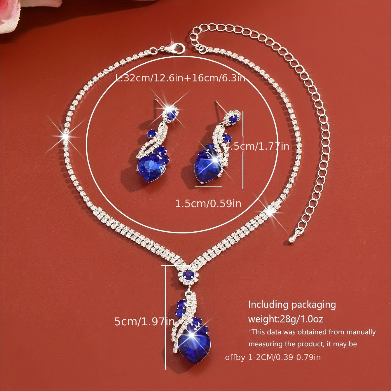 WLOERINS Collier Pendentif Coeur - Élégance pour Mariages et Saint-Valentin   OAXG 