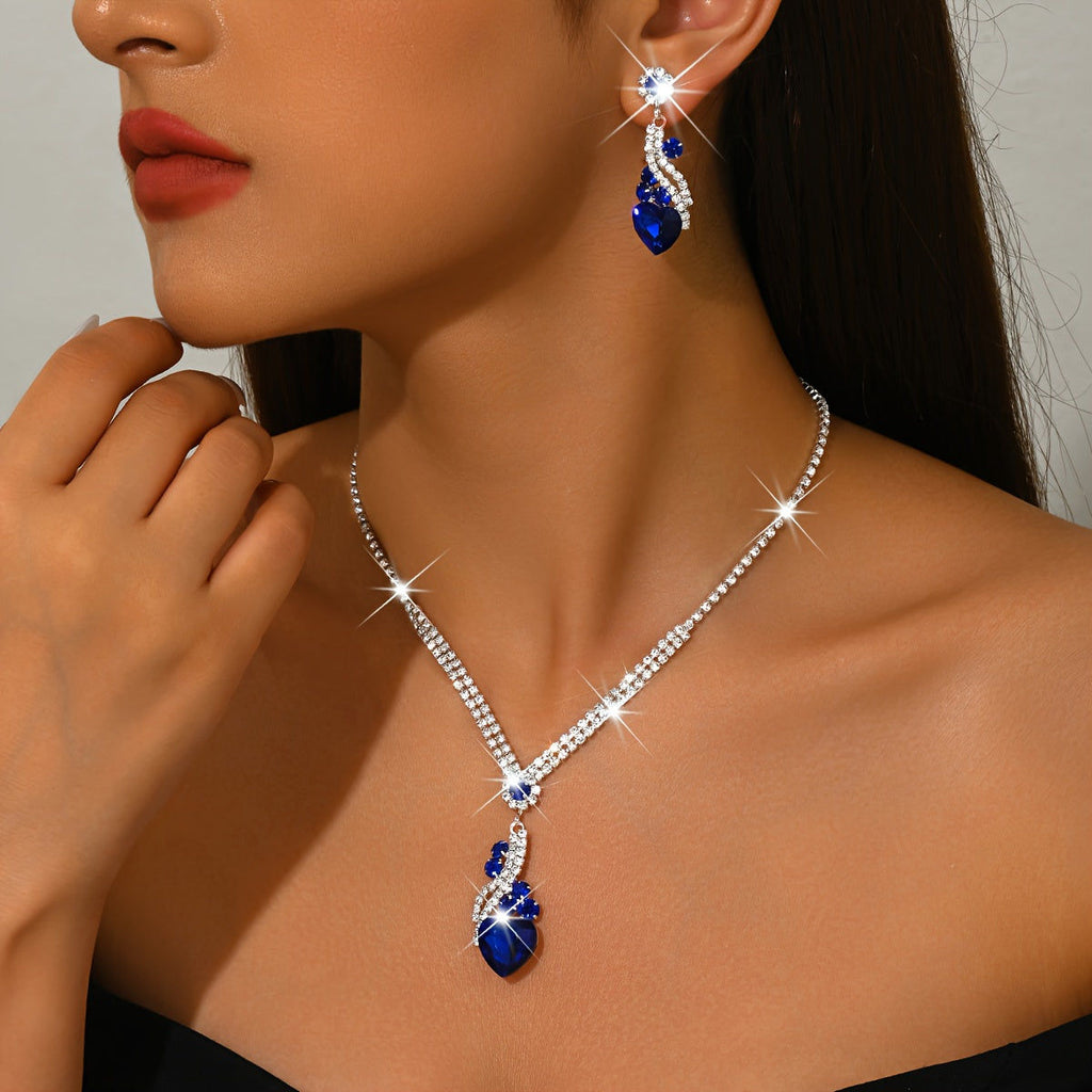 WLOERINS Collier Pendentif Coeur - Élégance pour Mariages et Saint-Valentin   OAXG 